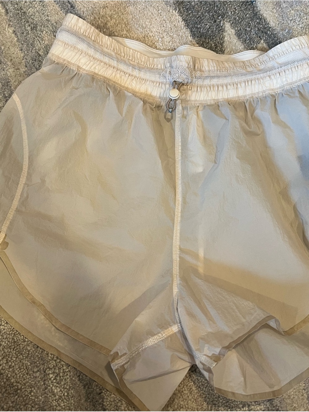 lululemon athletica Light Cream Running Shorts